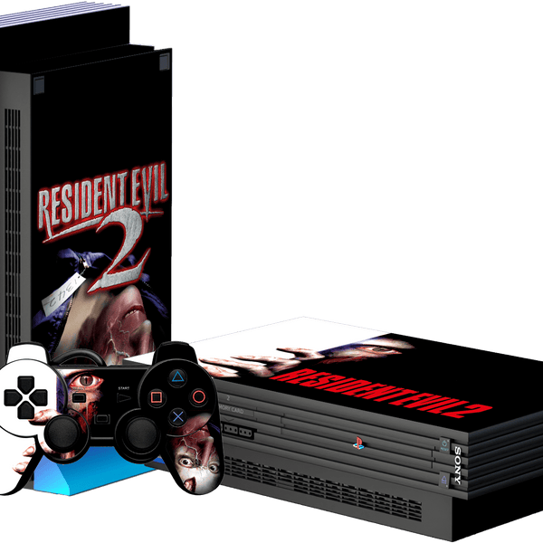 Resident Evil 2 Skin Playstation 2 Fat