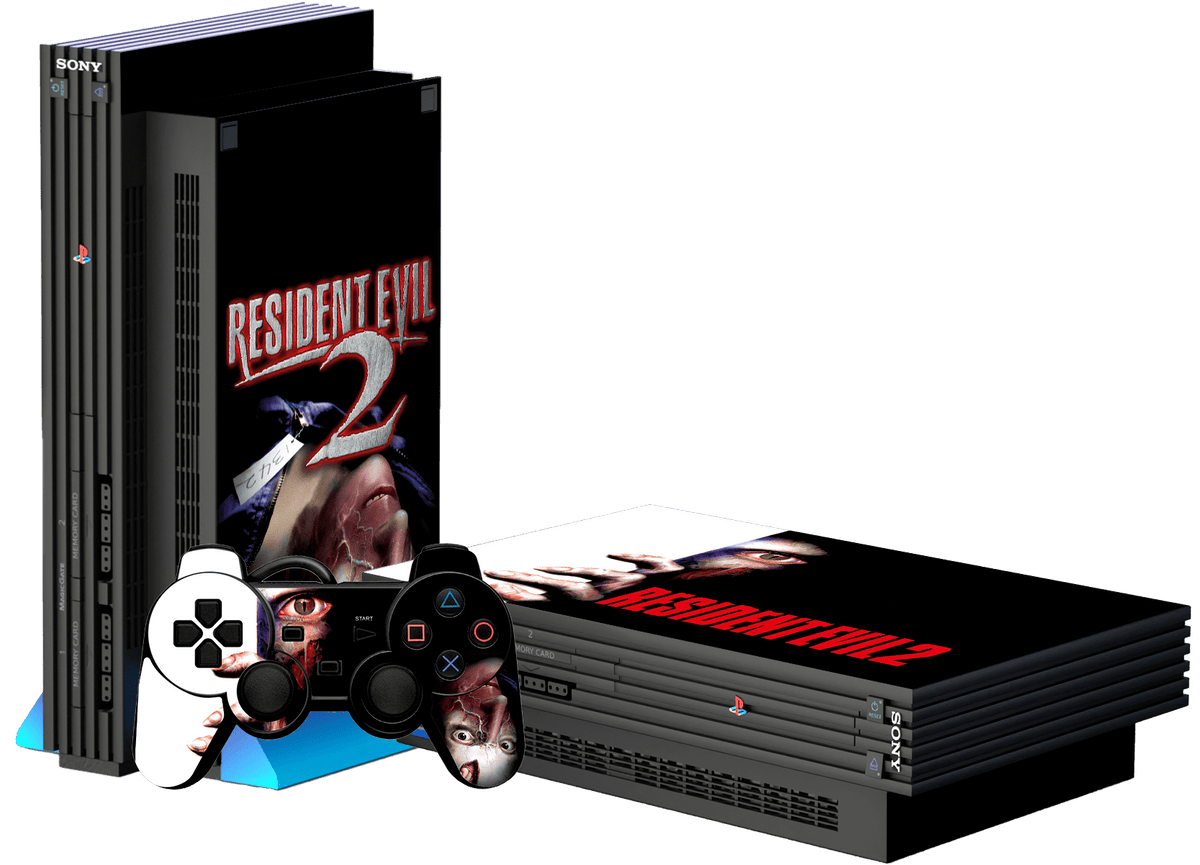 Resident Evil 2 Skin Playstation 2 Fat Xonebrand