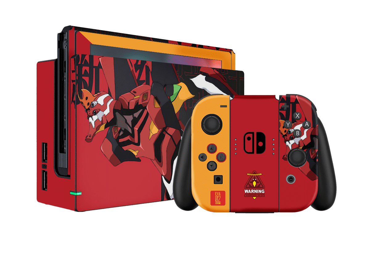 Evangelion Eva 02 Skin Nintendo Switch (2017)