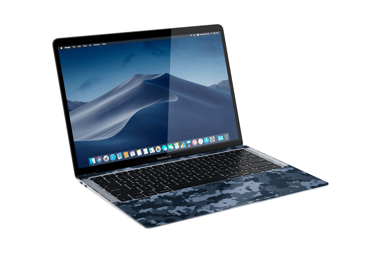 Camuflado Azul Skin Mackbook Air 13"