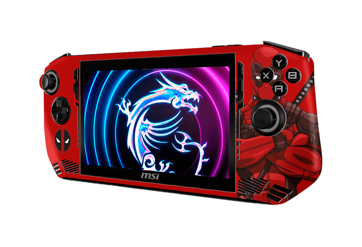 Skin para MSI Claw A1M edición Deadpool – Xonebrand