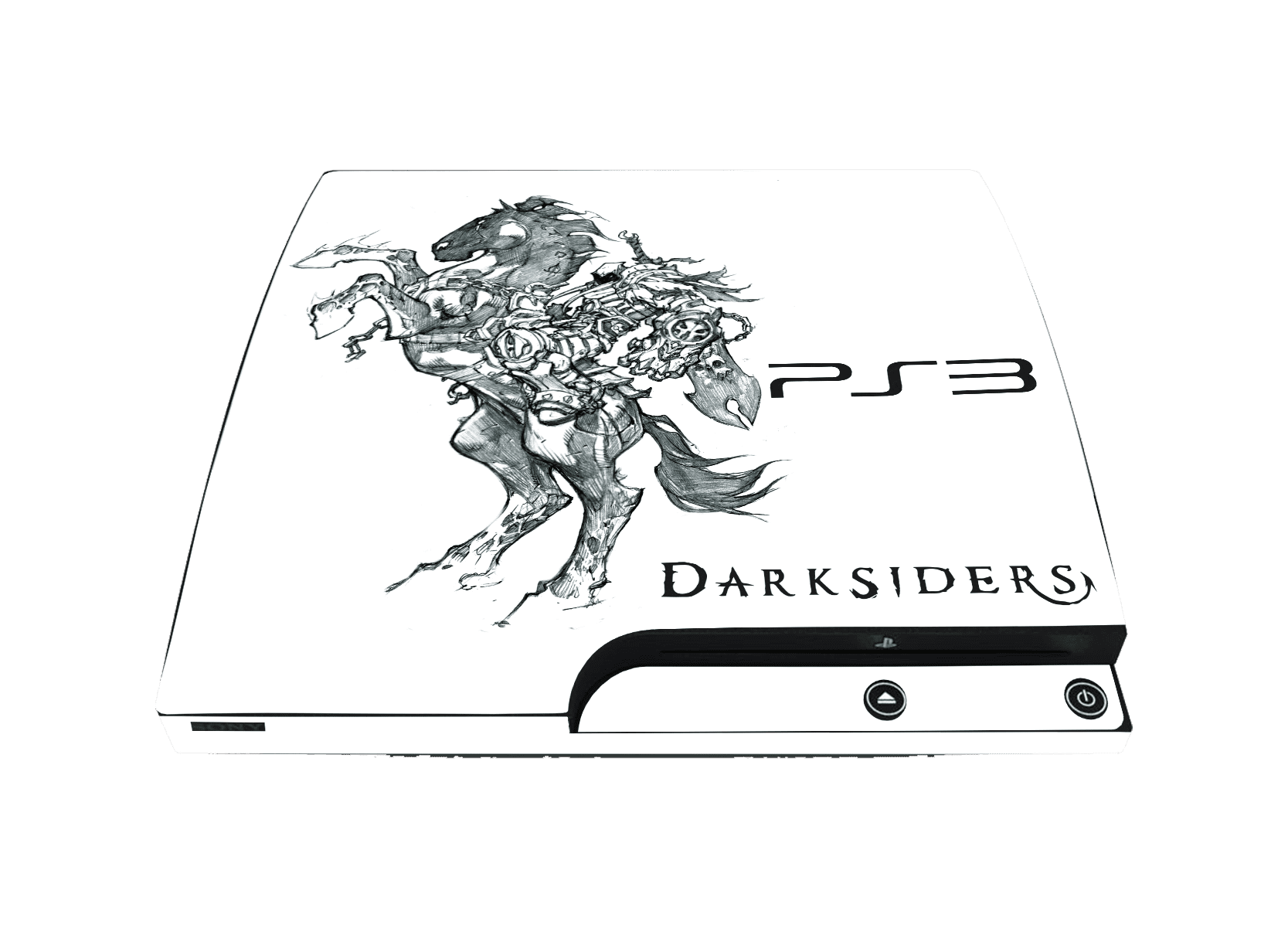 DarkSiders Skin Playstation 3 Slim Xonebrand