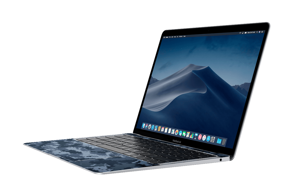 Camuflado Azul Skin Mackbook Air 13"