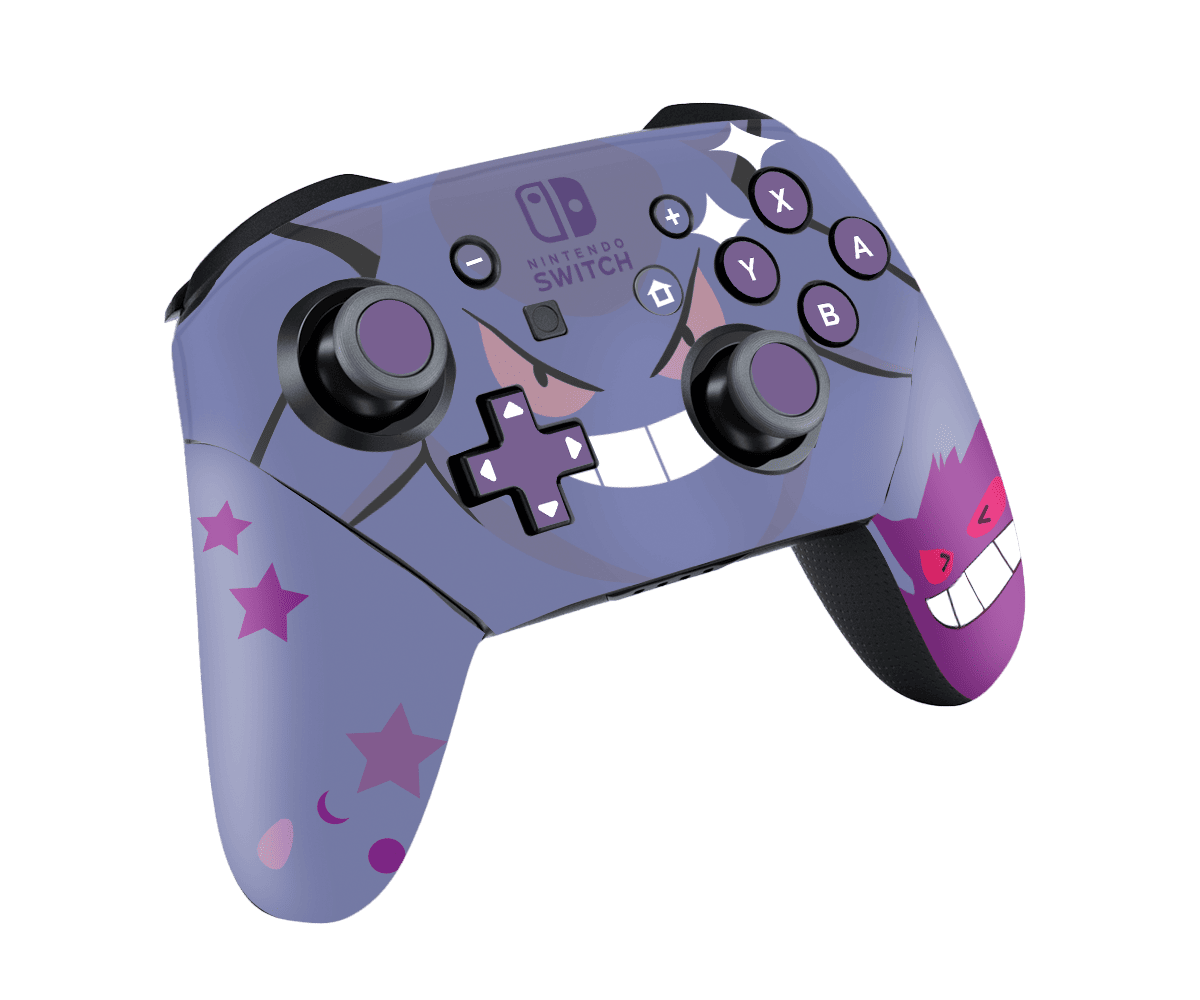 Pokemon Gengar Skin Nintendo Switch Pro Controller Xonebrand