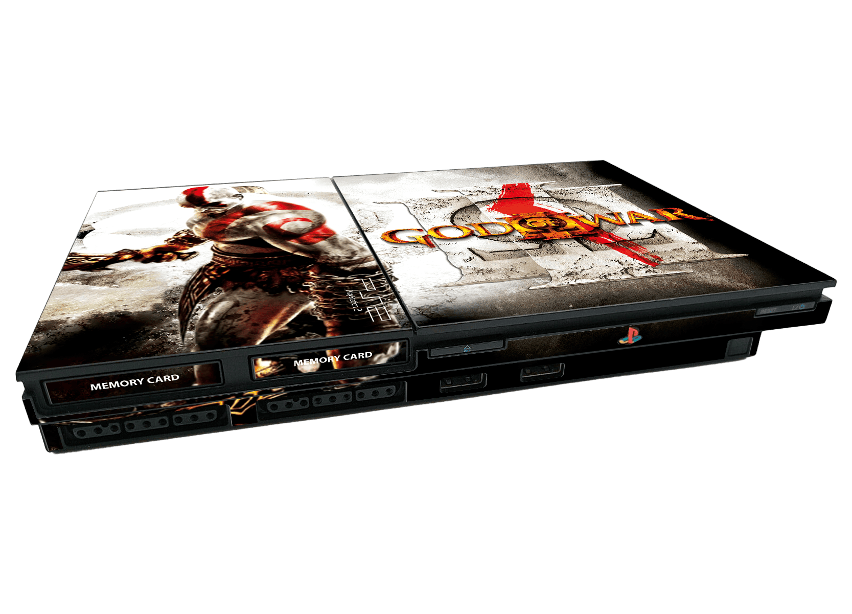 God of War III Skin Playstation 2 Slim