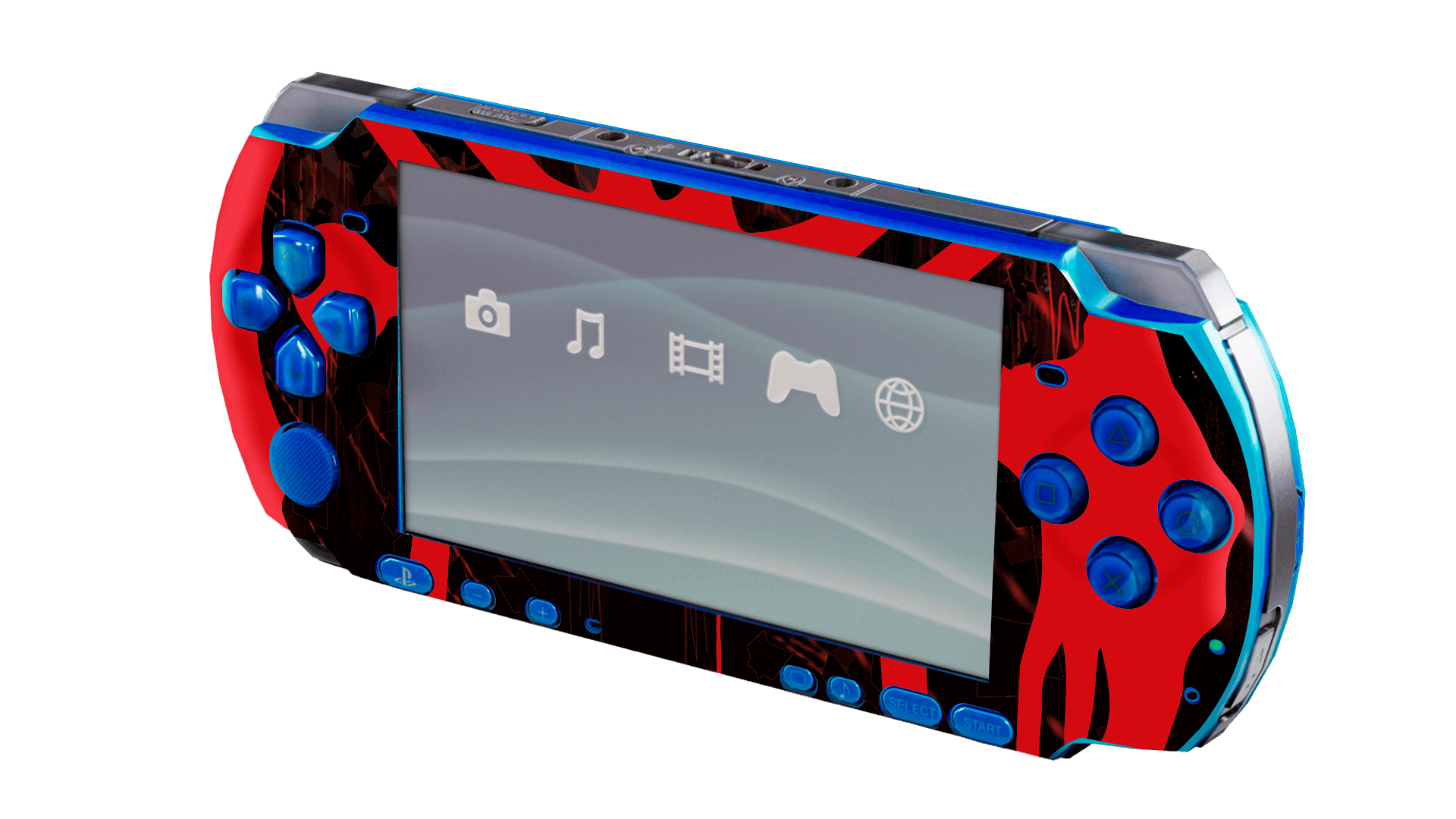 Spiderman PSP portátil para juegos Bundle Skin