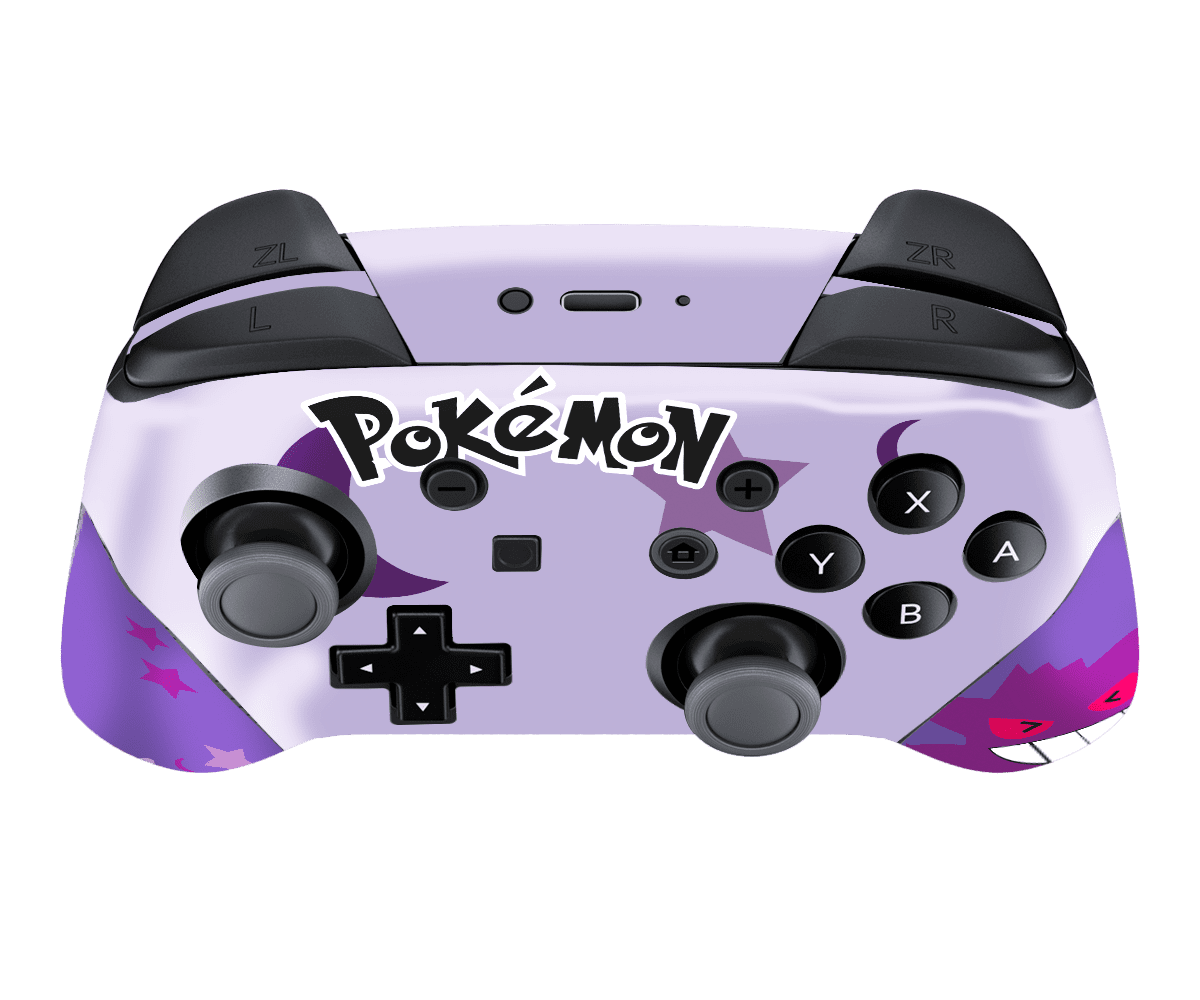 Pokemon Gengar Nintendo Switch Pro Control Skin