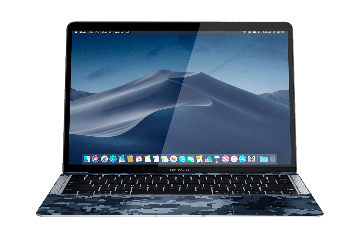 Camuflado Azul Skin Mackbook Air 13"