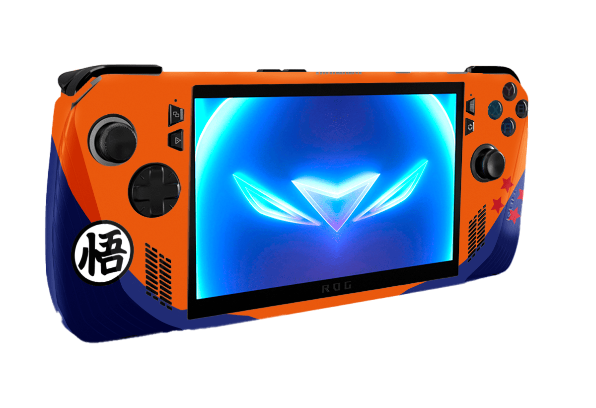 Dragon Ball Goku Asus Rog Ally X Handheld Gaming Computer Skin