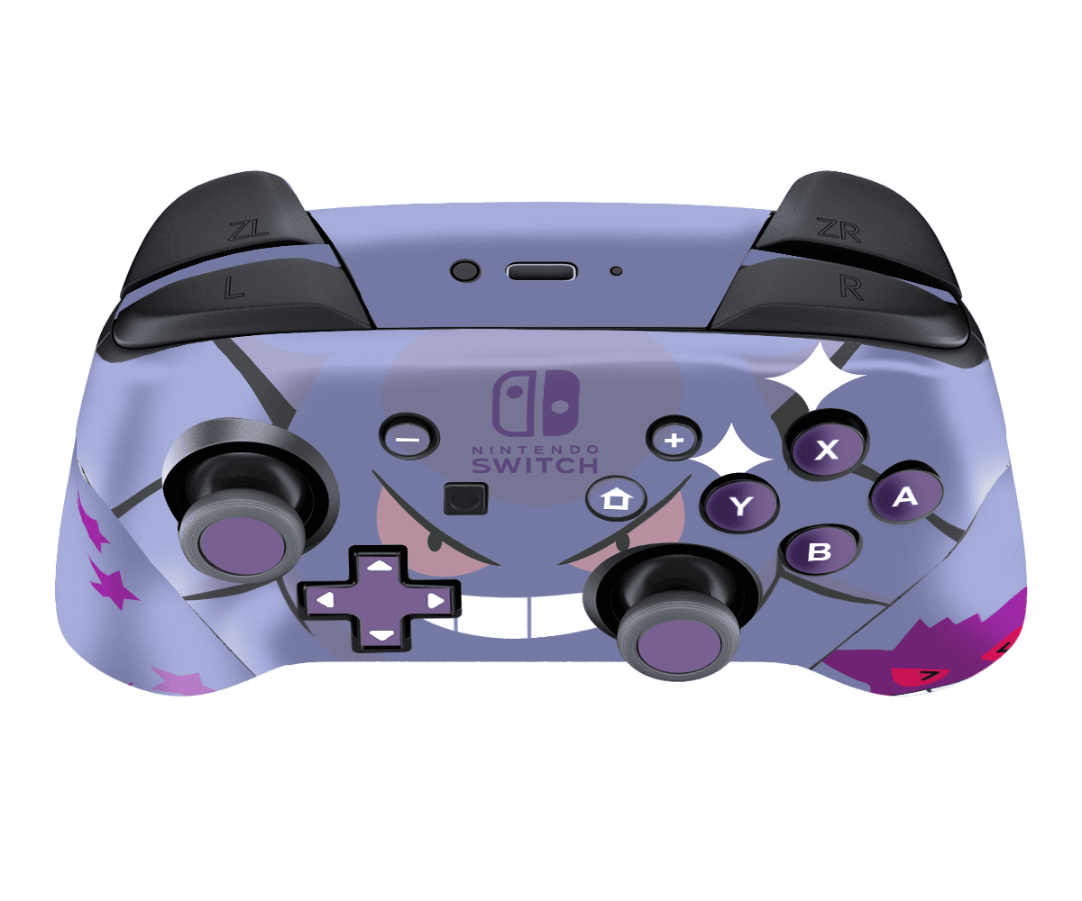 Pokemon Gengar Skin Nintendo Switch Pro Controller Xonebrand