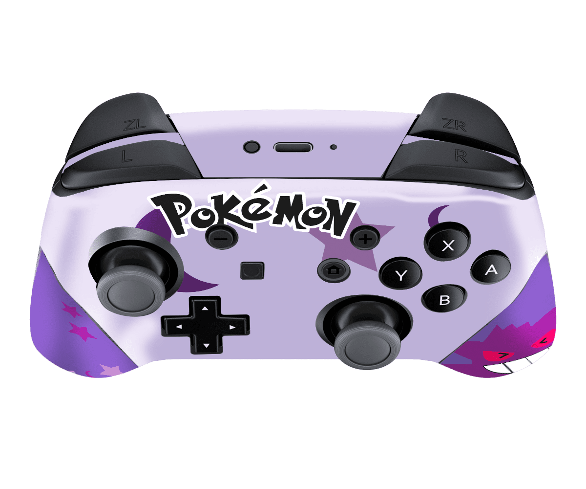 Pokemon Gengar Skin Nintendo Switch Pro Controller