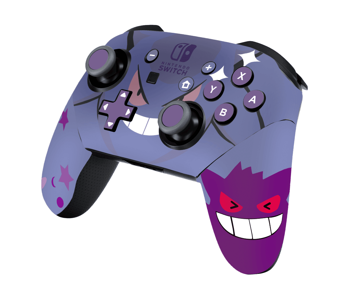 Pokemon Gengar Skin Nintendo Switch Pro Controller Xonebrand