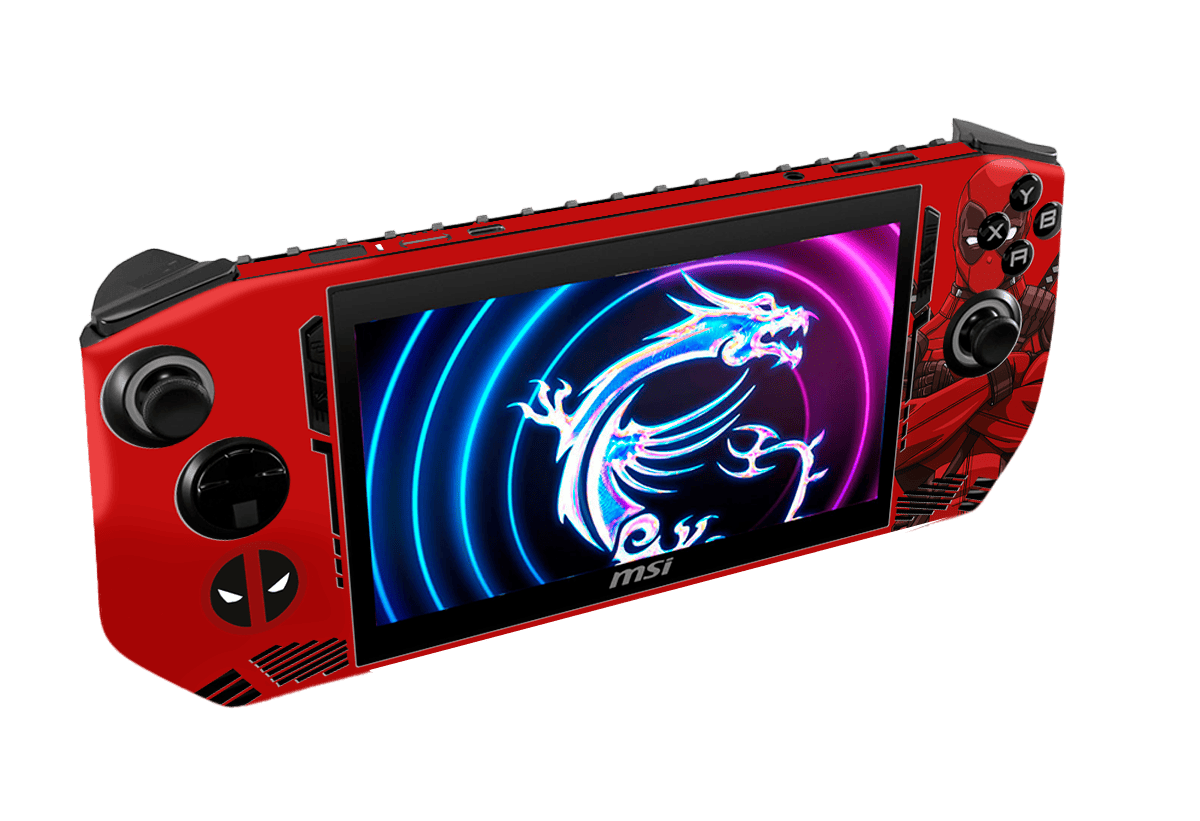 Skin para MSI Claw A1M edición Deadpool – Xonebrand