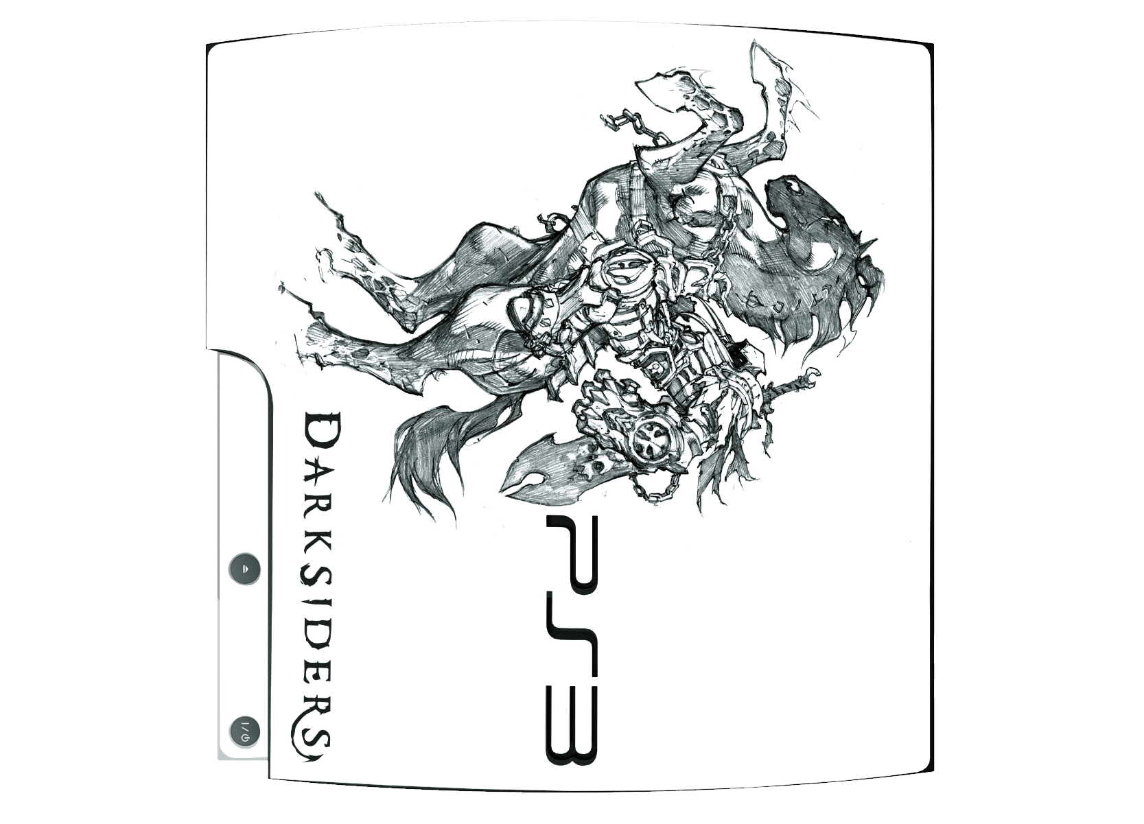 DarkSiders Skin Playstation 3 Slim Xonebrand