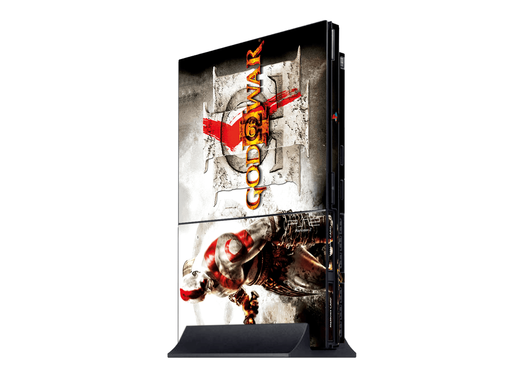 God of War III Skin Playstation 2 Slim