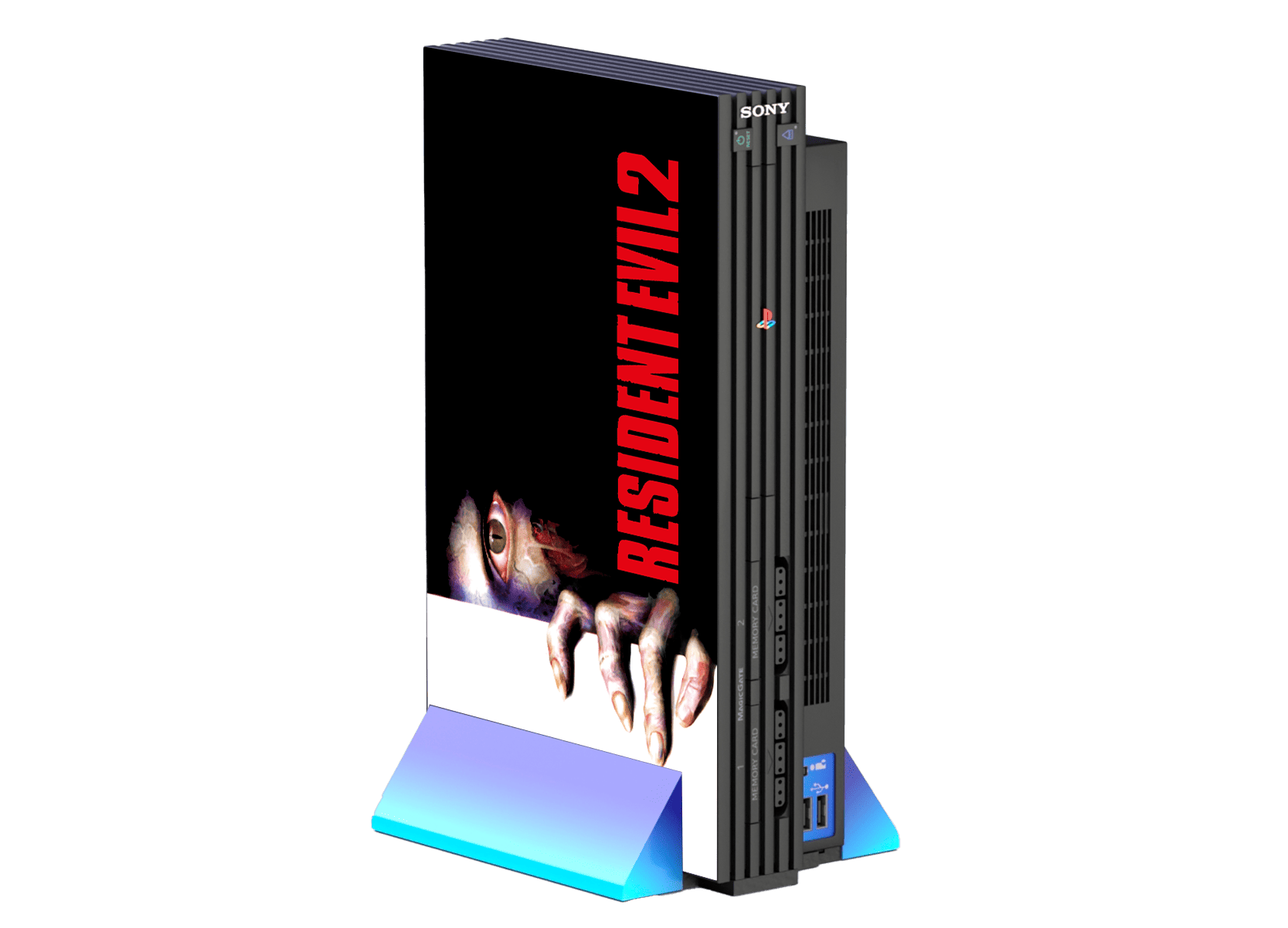 Resident Evil 2 Skin Playstation 2 Fat