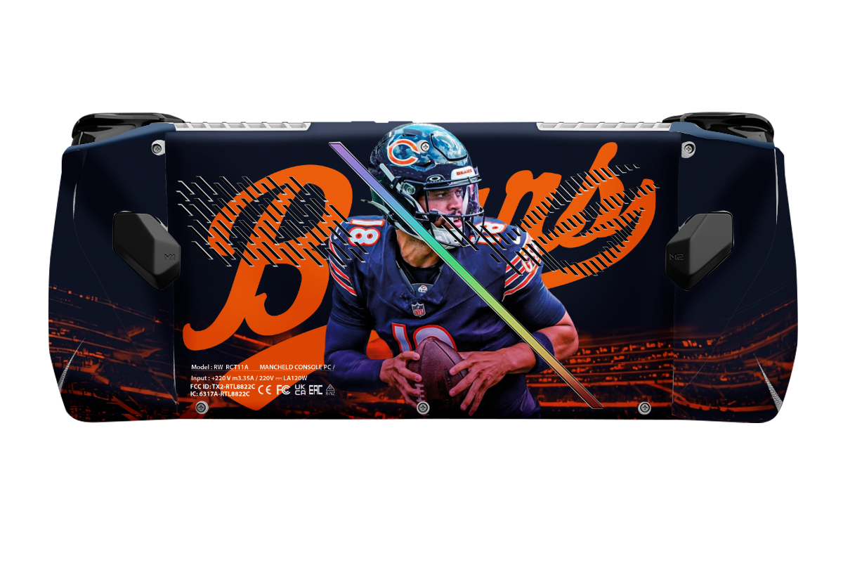 Chicago Bears Skin Asus Rog Ally Xonebrand