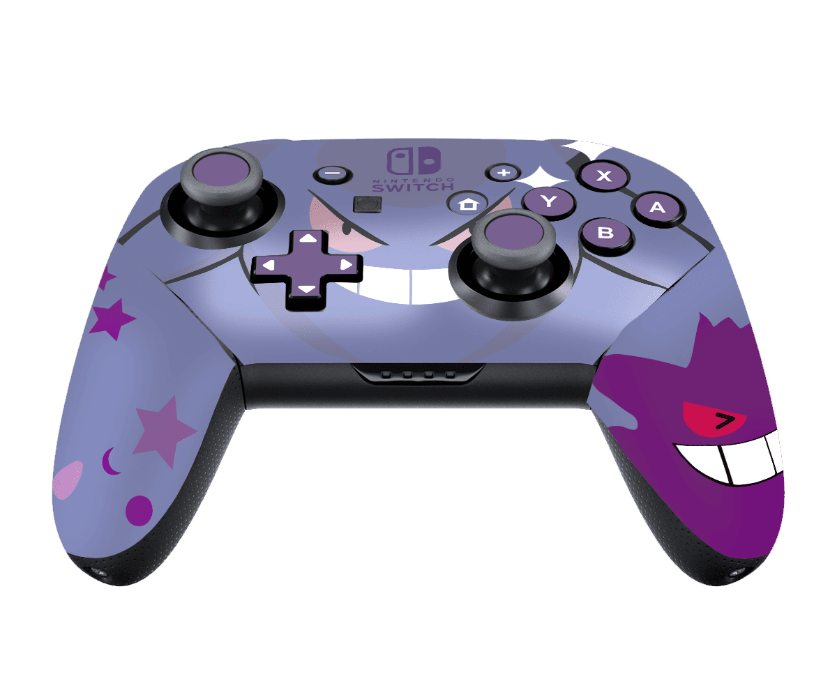 Pokemon Gengar Skin Nintendo Switch Pro Controller Xonebrand