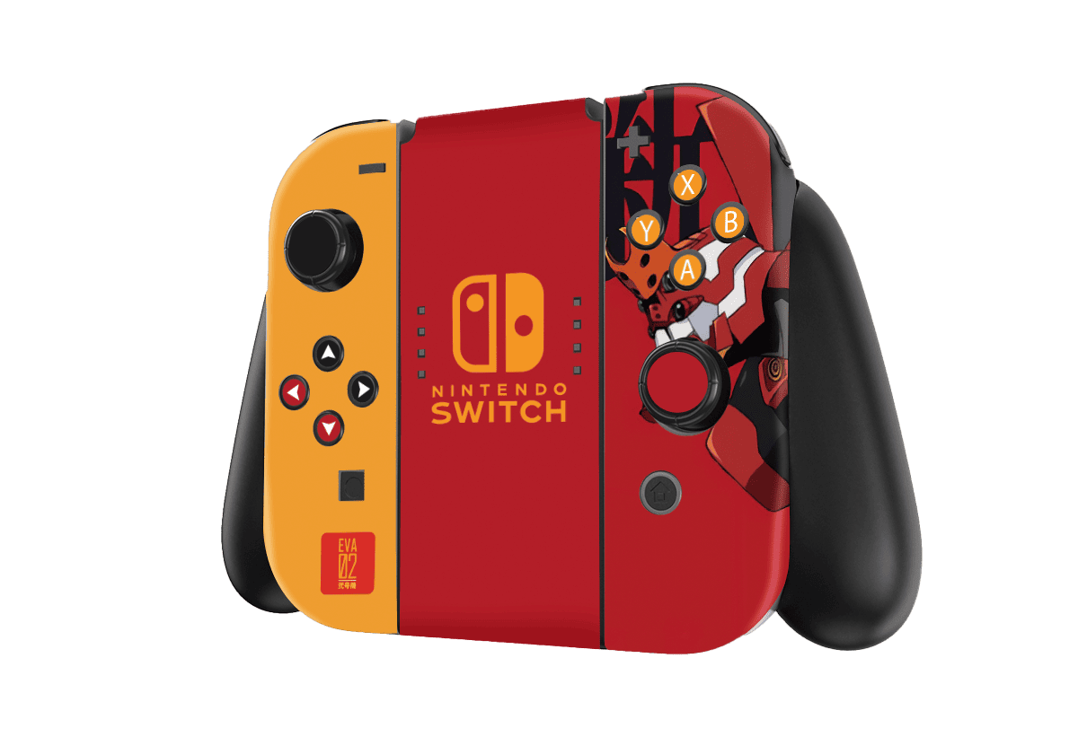 Evangelion Eva 02 Skin Nintendo Switch (2017) Xonebrand