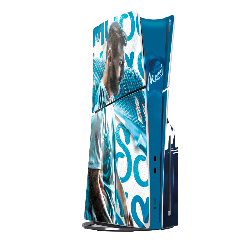 Messi Argentina Skin Playstation 5 Slim Xonebrand