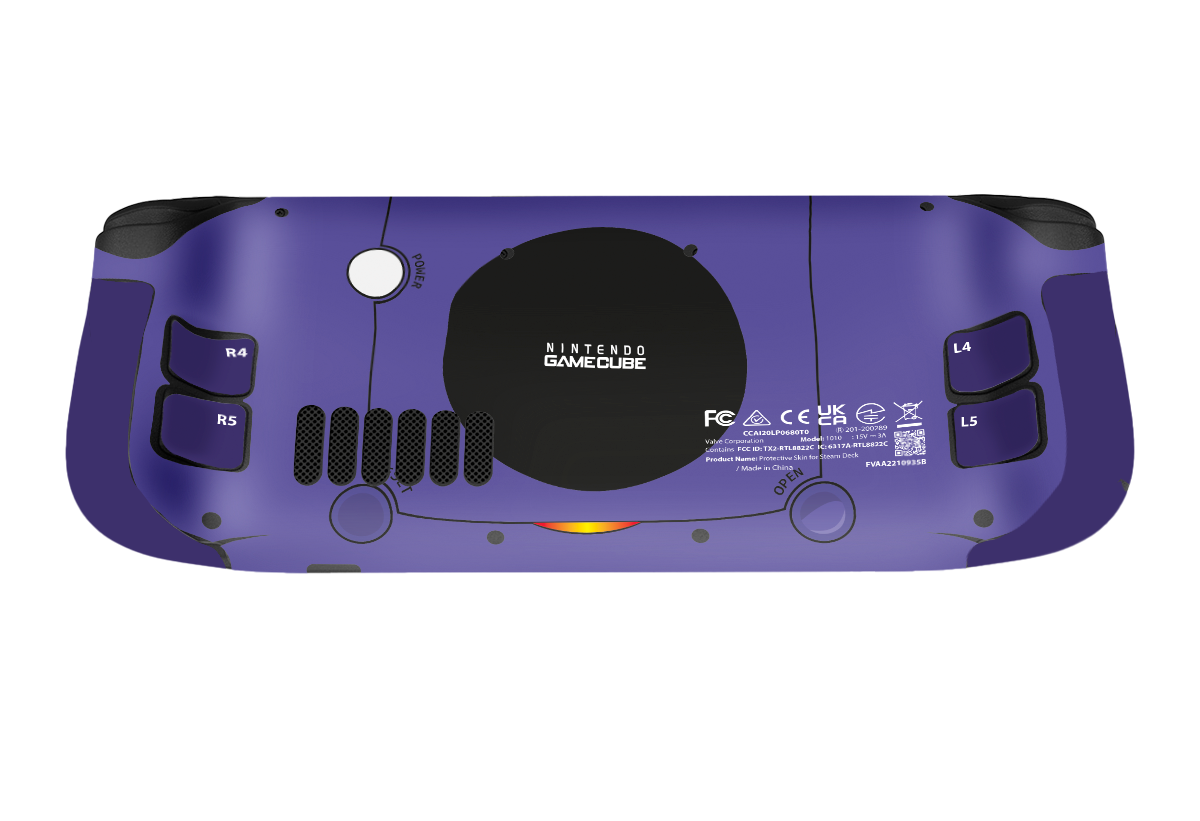 Game Cube Steam Deck Skin Xonebrand