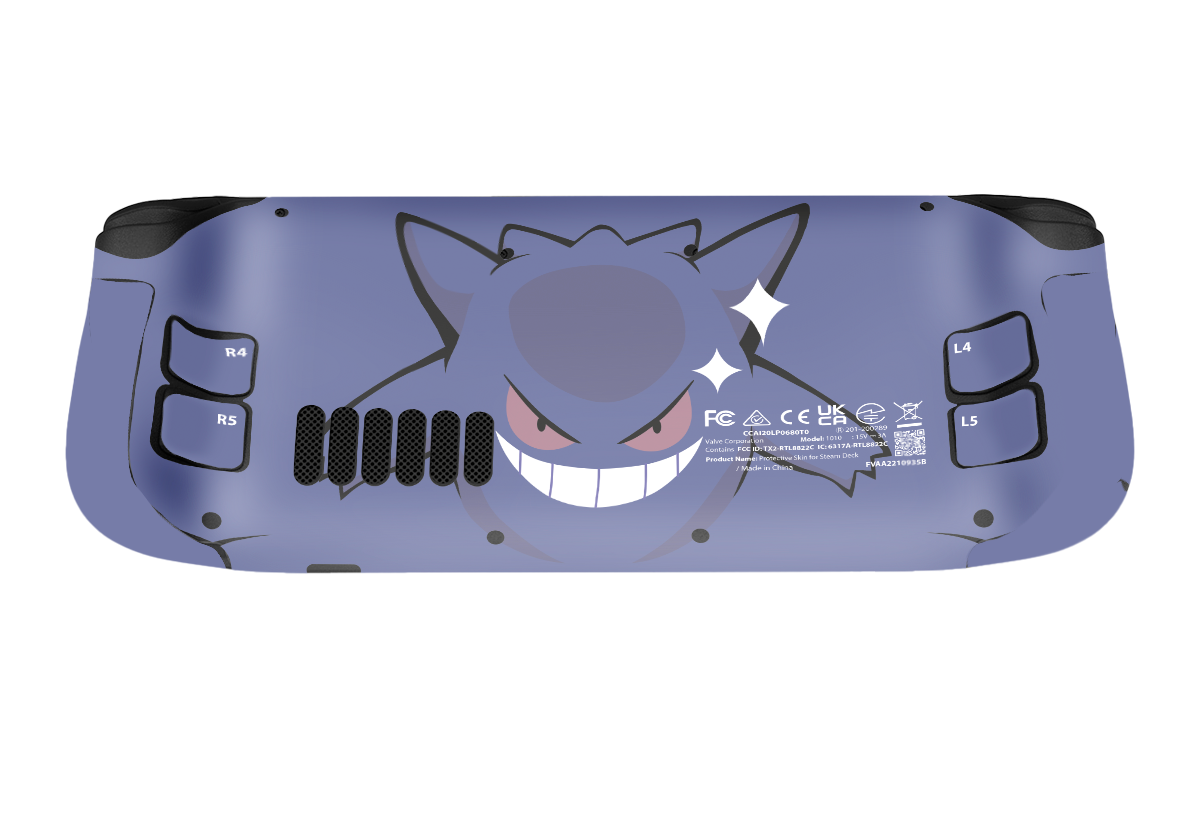 Pokemon Gengar Steam Deck Skin Xonebrand
