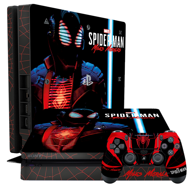 Spiderman Miles Skin Playstation 4 Slim