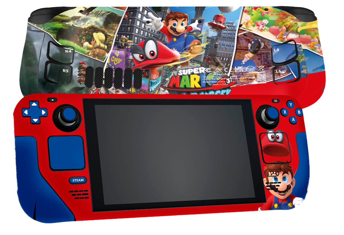 Mario Odyssey Steam Deck Skin Xonebrand