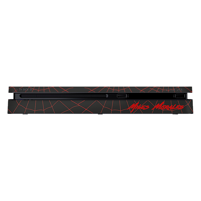 Spiderman Miles Skin Playstation 4 Slim Xonebrand