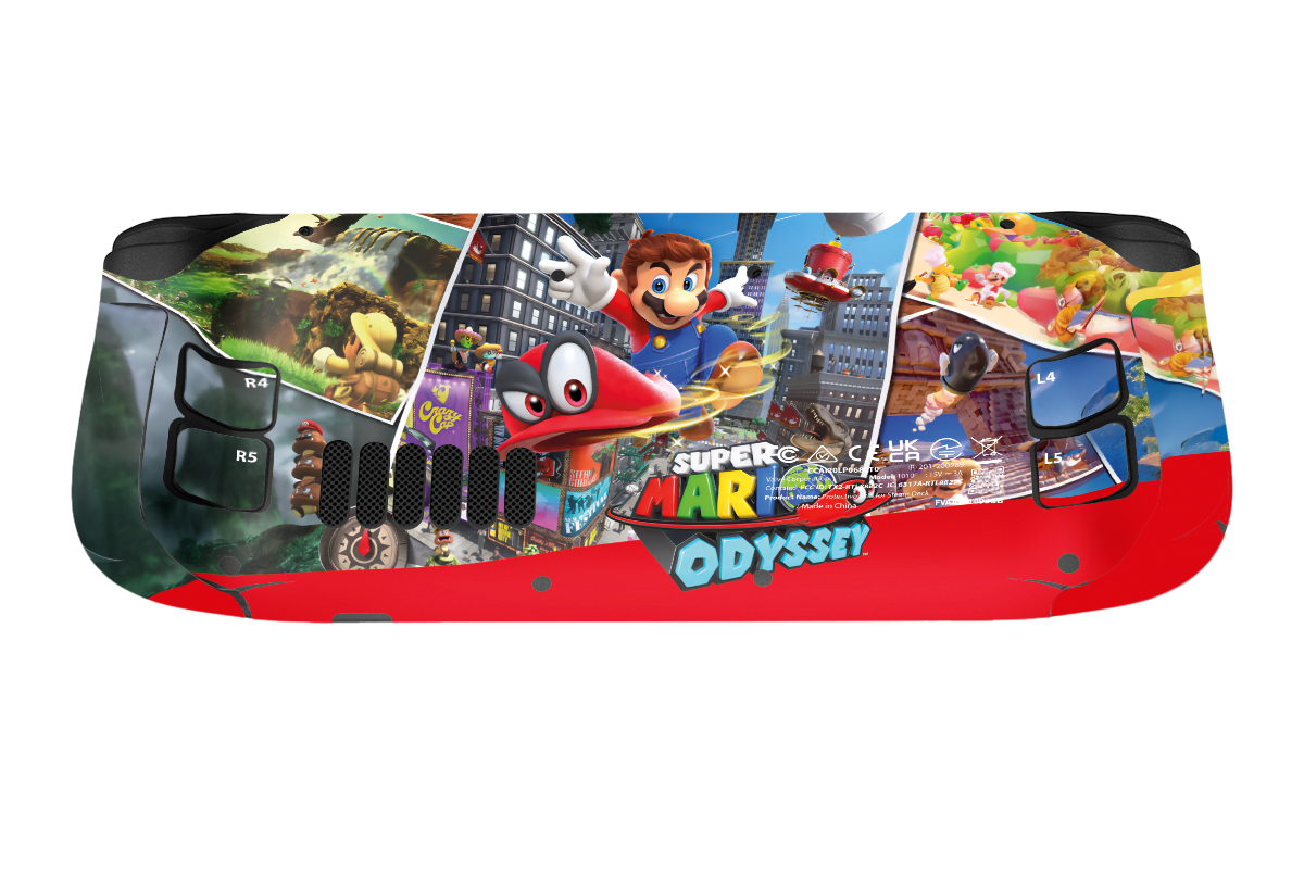 Mario Odyssey Steam Deck Skin Xonebrand