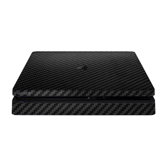 Fibra Carbono Negro Skin Playstation 4 Slim