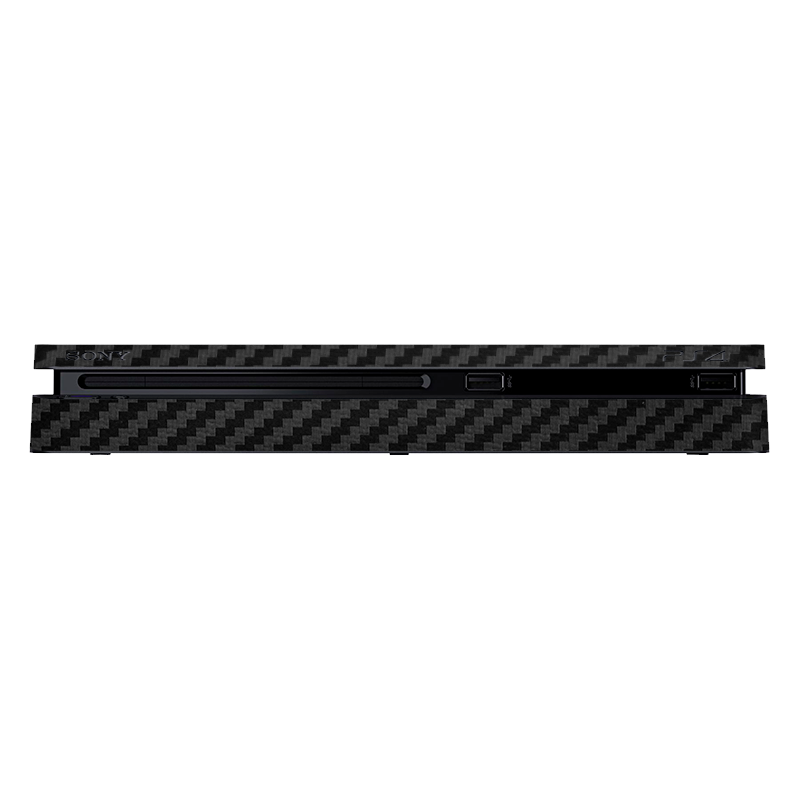 Fibra Carbono Negro Skin Playstation 4 Slim Xonebrand