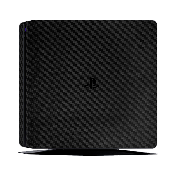 Black Carbon Fiber Skin Playstation 4 Slim