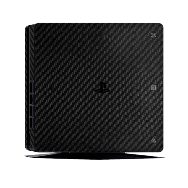 Black Carbon Fiber Skin Playstation 4 Slim