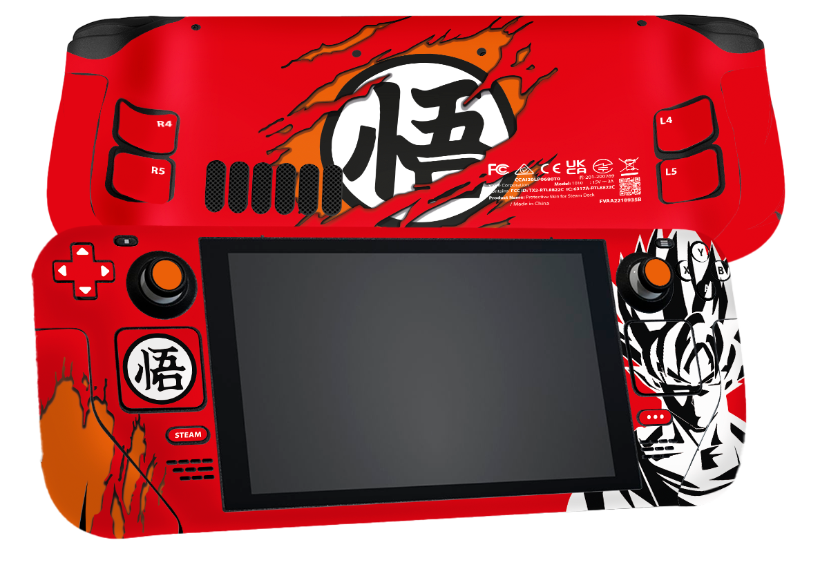 Dragon Ball Goku Steam Deck Skin Xonebrand