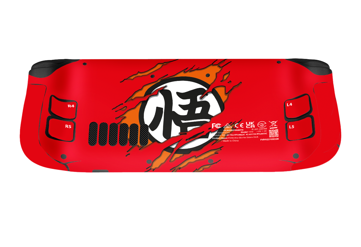 Dragon Ball Goku Steam Deck Skin Xonebrand
