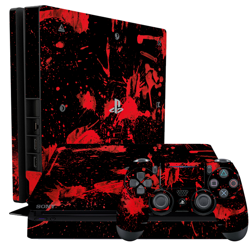 Mancha Sangre Skin Playstation 4 Slim Xonebrand
