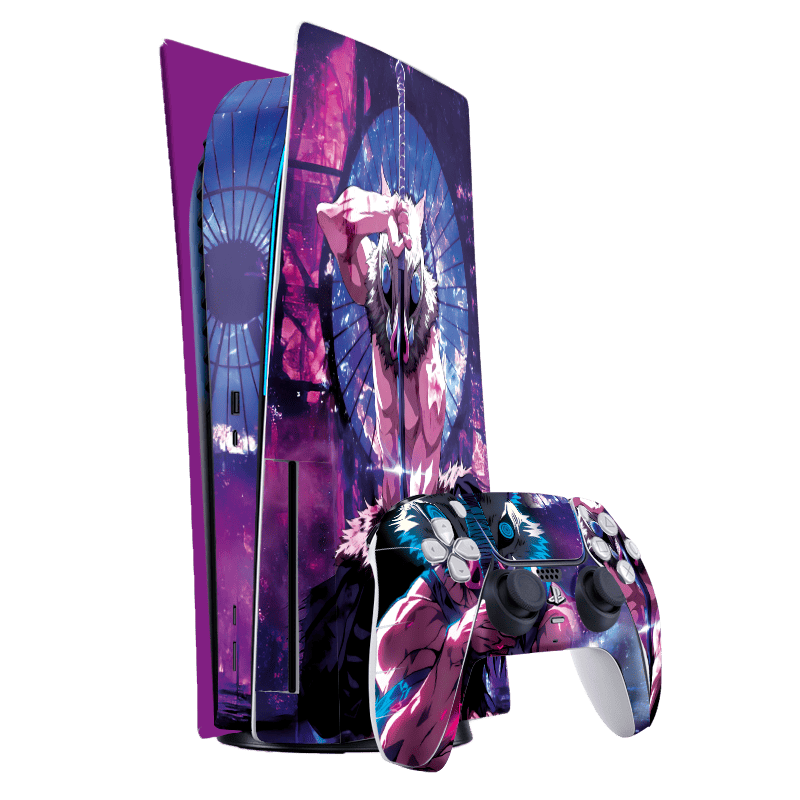 Demon Slayer Inosuke Skin Playstation 5 Fat Xonebrand