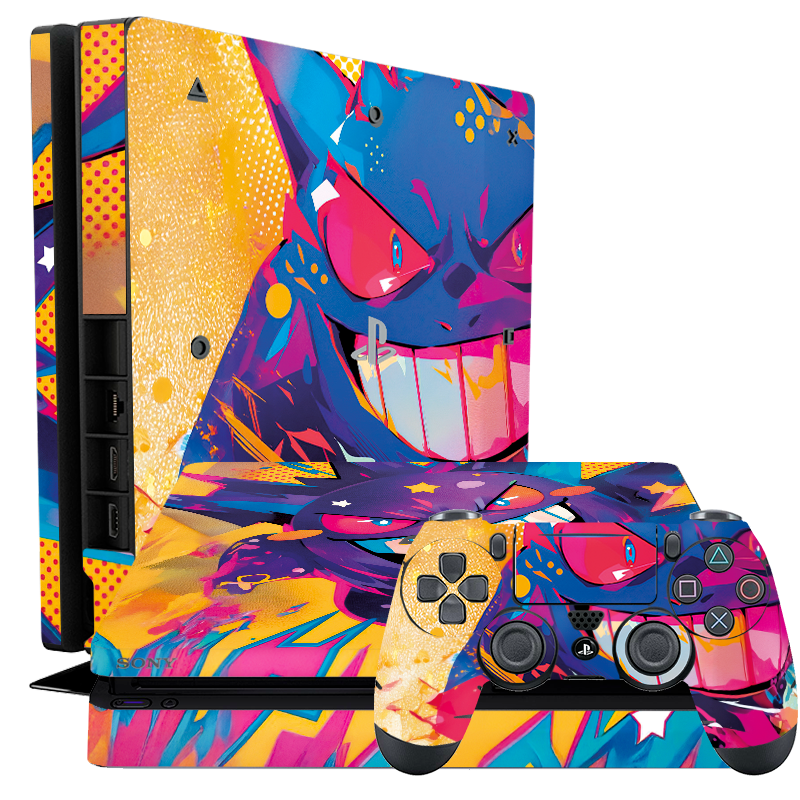 Pokemon Gengar Skin Playstation 4 Slim Xonebrand