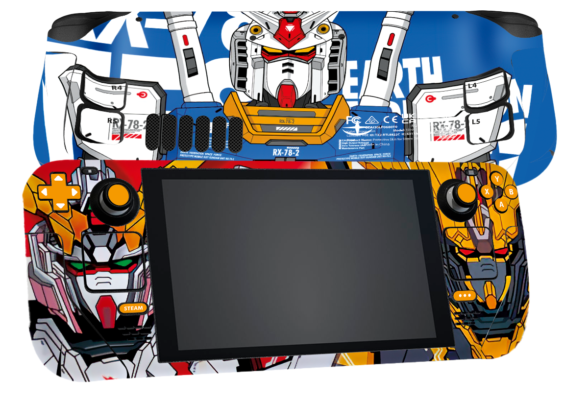 Gundam Steam Deck Skin Xonebrand