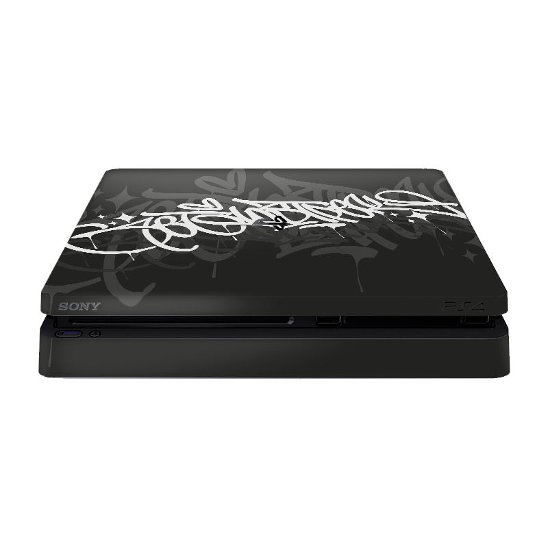 Grafitti Skin Playstation 4 Slim Xonebrand