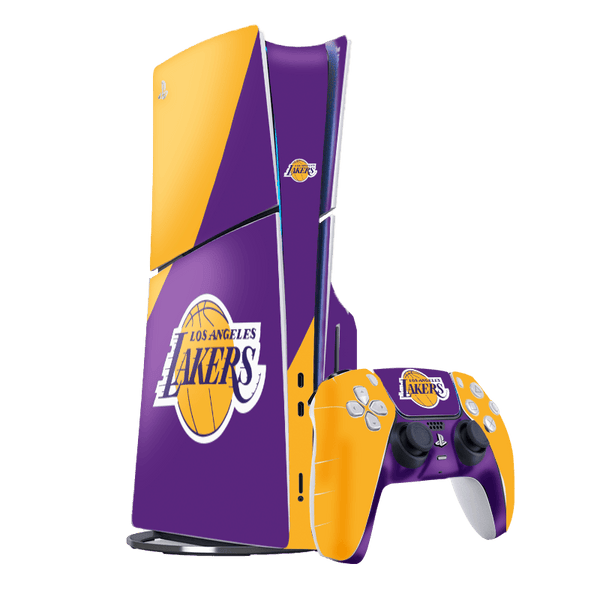 Los Angeles Lakers Skin Playstation 5 Slim Xonebrand