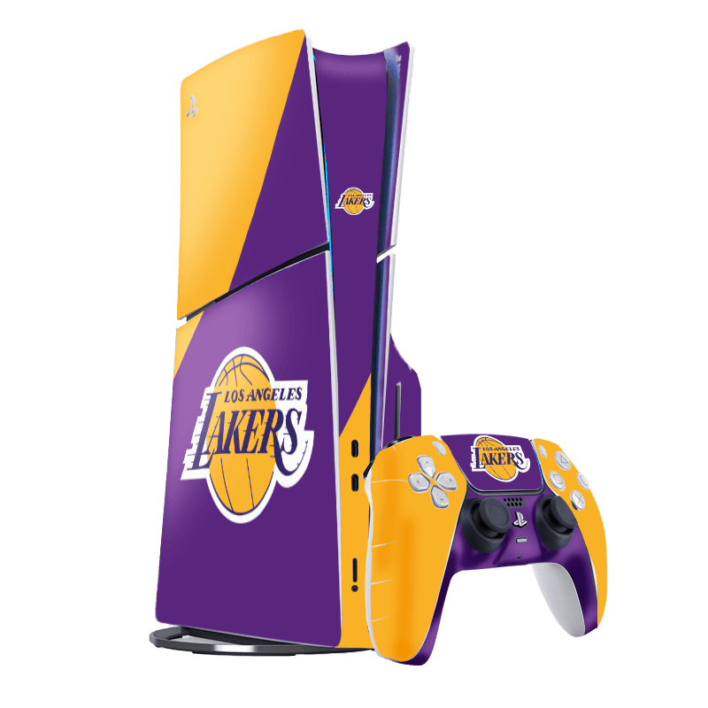 Los Angeles Lakers Skin Playstation 5 Slim Xonebrand