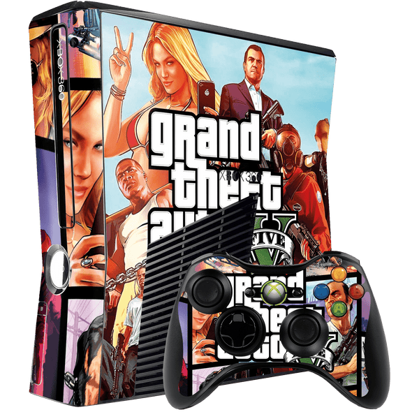 GTA V Skin Xbox 360 Slim