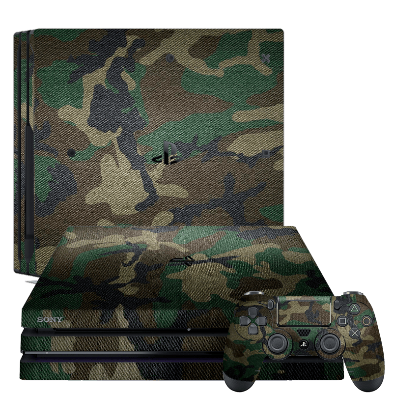 Verde Camuflaje PS4 Pro Bundle Skin