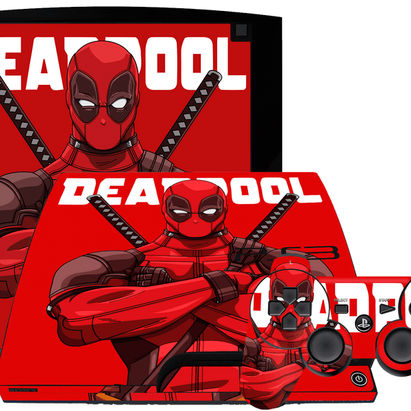 Deadpool Skin Playstation 3 Slim