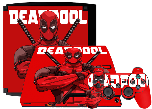 Deadpool Skin Playstation 3 Slim