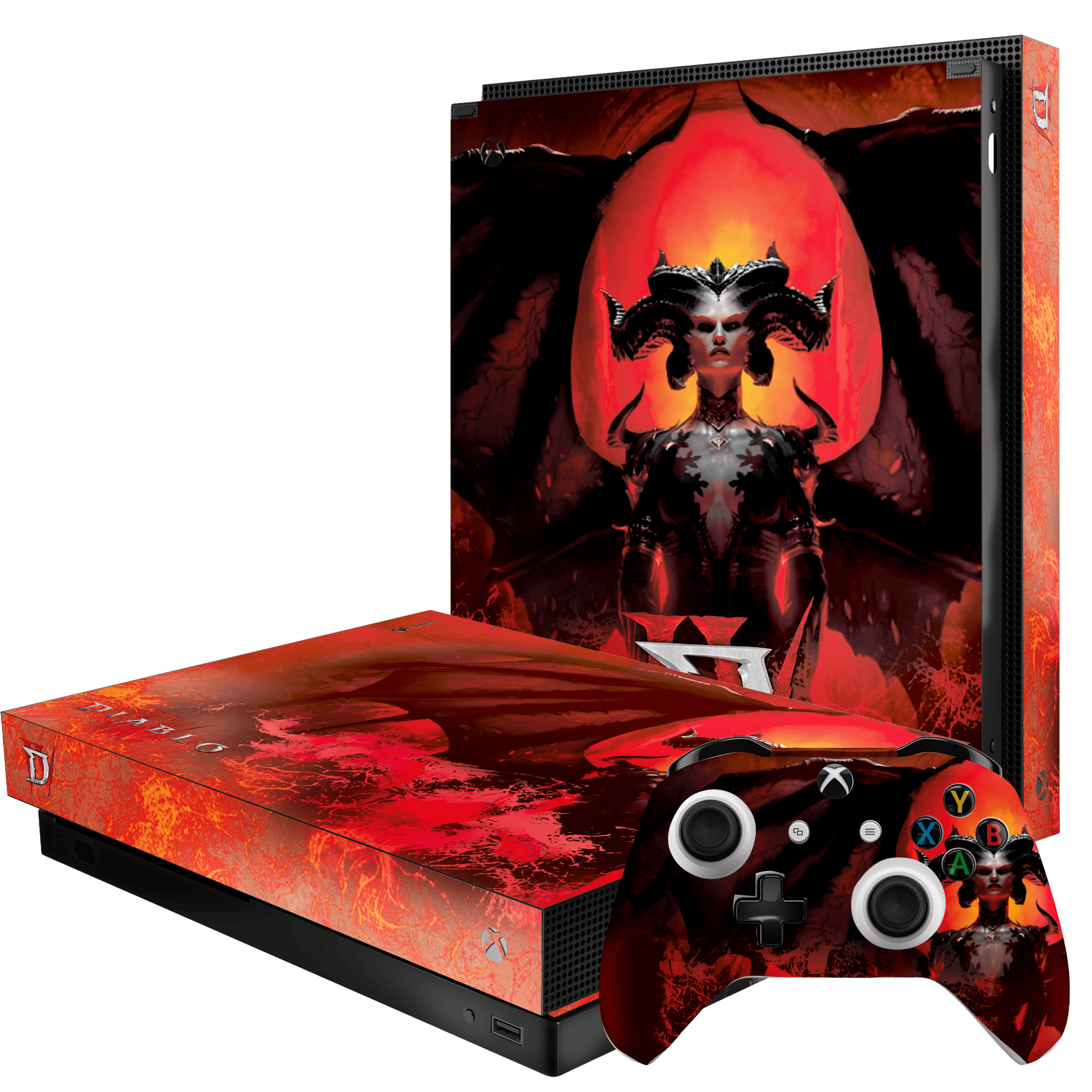Diablo IV Skin Xbox One X Xonebrand