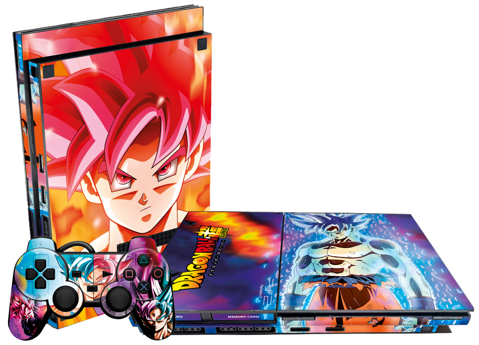 Dragon Ball Goku Super Skin Playstation 2 Slim Xonebrand