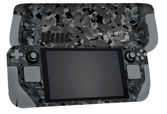 Black Camo Steam Deck Skin Xonebrand